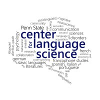 Center for Language Science word map
